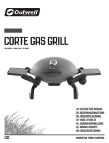 Outwell Corte Gas Grill Operating instructions