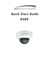 Speco O4D9 Quick start guide