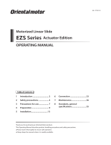 Oriental motor EZS3-D070-AZMKD Operating instructions