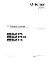 Pottinger EUROCAT 312 Operating instructions