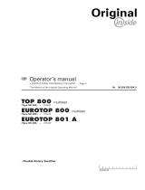 Pottinger EUROTOP 800 MULTITAST Operating instructions