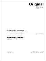 Pottinger NOVACAT 8600 ED COLLECTOR Operating instructions