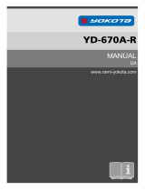 Yokota YD-670A-R Owner's manual