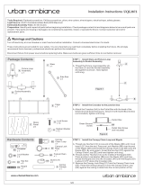 urban ambiance UQL2872 Installation guide