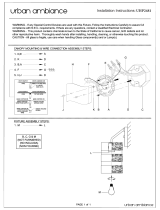 urban ambiance UHP2481 Installation guide