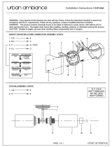 urban ambiance UHP2060 Installation guide