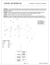 urban ambiance UHP1028 Installation guide