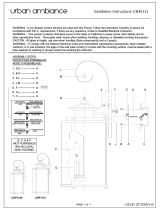urban ambiance UHP1121 Installation guide