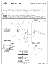 urban ambiance UHP1060 Installation guide