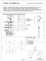 urban ambiance UHP2702 Installation guide