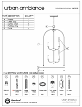 urban ambiance UHP3979 Installation guide