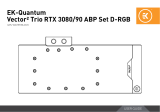 ekwb EK-Quantum Vector2 Trio RTX 3080/90 ABP Set D-RGB User manual