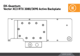 ekwbEK-Quantum Vector XC3 RTX 3080/3090 Active Backplate D-RGB