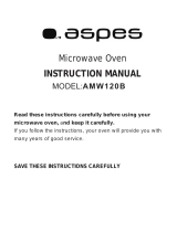 Aspes AMW120B Owner's manual