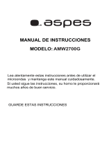 Aspes AMW2700G Owner's manual