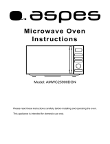 Aspes AMWC25900DGN Owner's manual