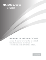Aspes AFR285C Owner's manual