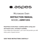 Aspes AMW120G Owner's manual