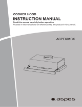 Aspes SCPE601CX Owner's manual