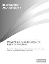 Aspes ACV185600ENFX Owner's manual