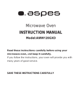 Aspes AMW120GXD Owner's manual