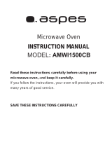 Aspes AMWI1500CB Owner's manual