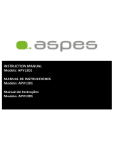 Aspes APV1201 Owner's manual