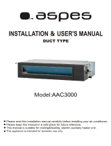 Aspes AAC3000 Owner's manual