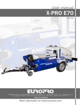 EuromairX-PRO E70 spraying machine - 400V TETRA