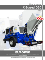 EuromairX-SCREED D60 dry screed machine - stage V 42kW