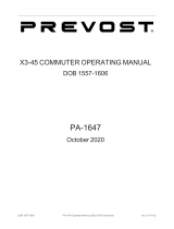 PREVOST X3-45 Commuter Owner's manual