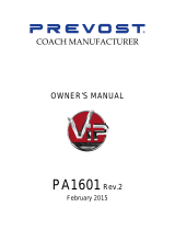 PREVOST H3-40 VIP Owner's manual