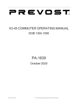 PREVOST X3-45 Commuter Owner's manual