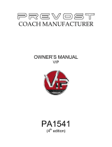 PREVOST H3-40 VIP Owner's manual