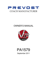 PREVOST H3-40 VIP Owner's manual