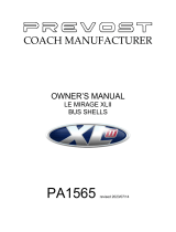 PREVOST XLII-45 Motorhome Owner's manual