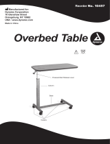 dynarexPlastic Overbed Table