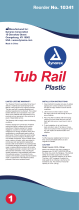 dynarexPlastic Tub Rail