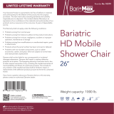 dynarexBariatric HD Mobile Shower Chair