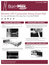 dynarexBariatric HD Composite Swing Down Rail