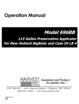 Harvest TEC 696BB Operating instructions