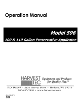 Harvest TEC 596 User manual