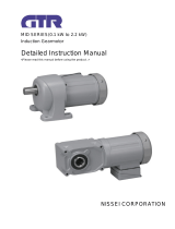 Nissei Gearmotor User manual