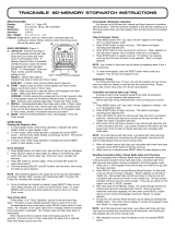 Traceable 1025 Operating instructions