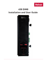 HELVAR 458-DIM8 8 × 6 A Thyristor Dimmer Module Installation guide
