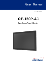 MicroTouch OF-150P-A1 User manual