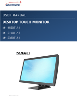 MicroTouch M1-156DT-A1 User manual