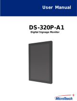 MicroTouch DS-320P-A1 User manual