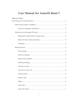 Amazfit Band 5 User manual