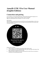 Amazfit GTR 3 Pro User manual